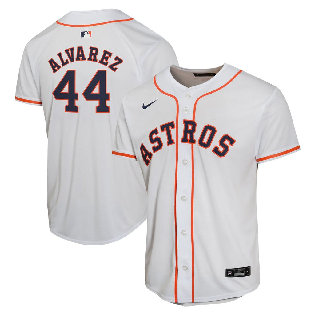 Yordan Alvarez Houston Astros Nike Youth Home Game Player Jersey - White | MLB Fan Gear