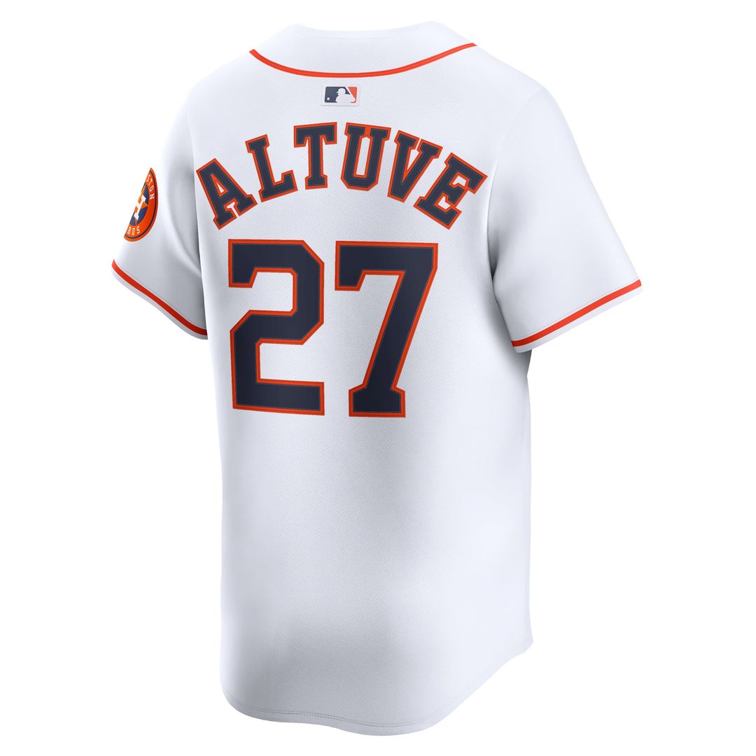 Jose Altuve Houston Astros Nike Home Limited Player Jersey - White | MLB Fan Gear