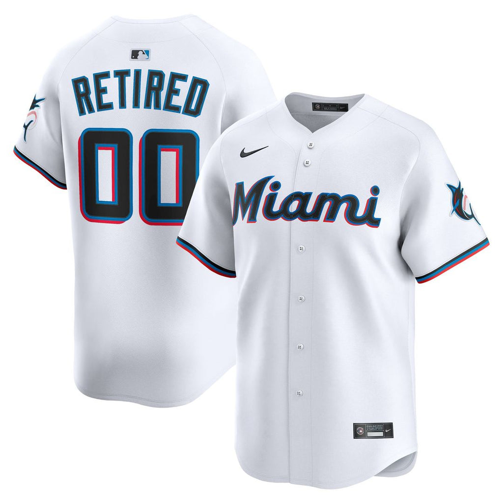 Miami Marlins Nike Home Limited Pick-A-Player Retired Roster Jersey - White | MLB Fan Gear