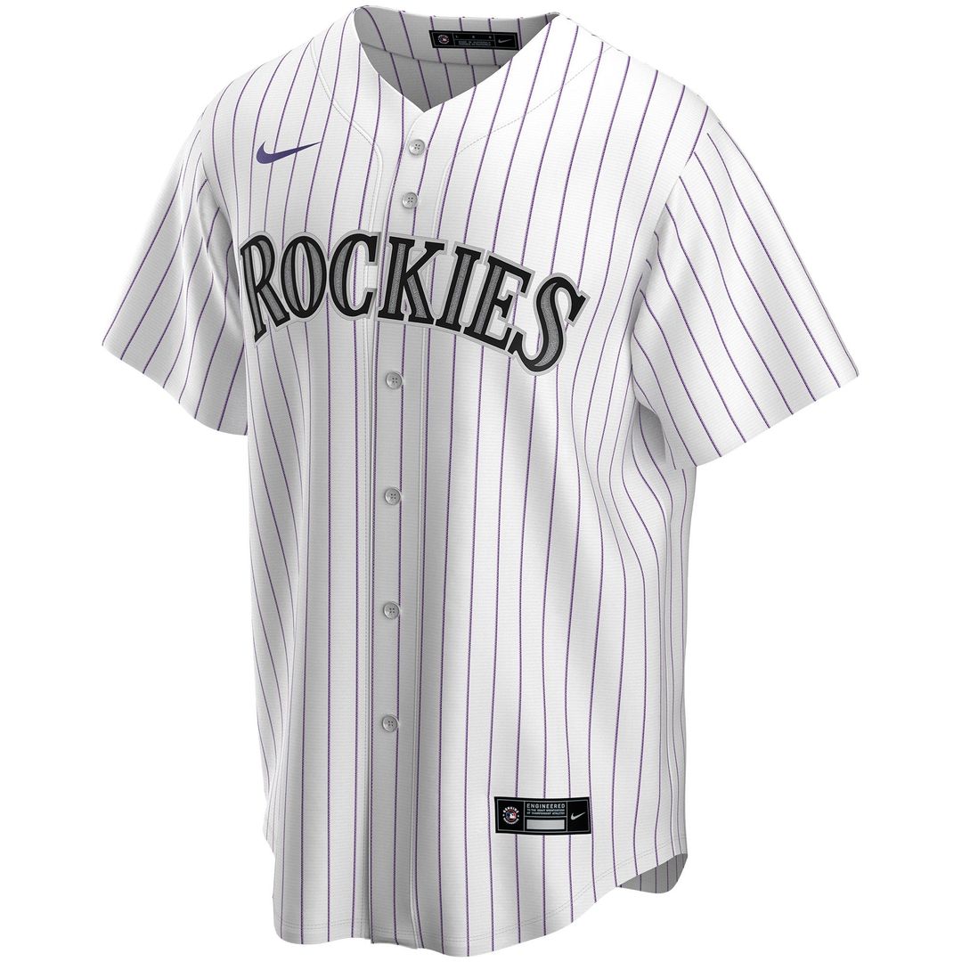 Colorado Rockies Nike Home Replica Custom Jersey - White | MLB Fan Gear