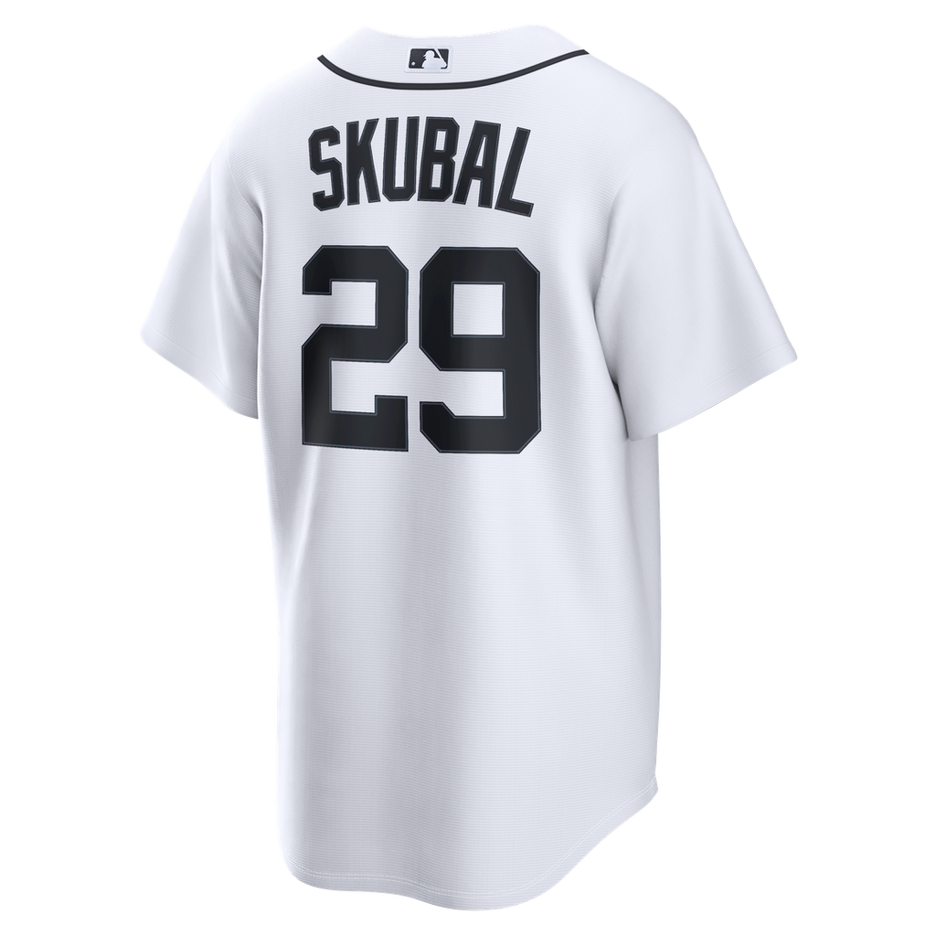 Tarik Skubal Detroit Tigers Nike Home Replica Jersey - White | MLB Fan Gear