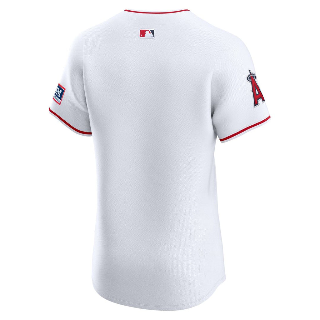 Los Angeles Angels Nike Home Elite Patch Jersey - White | MLB Fan Gear