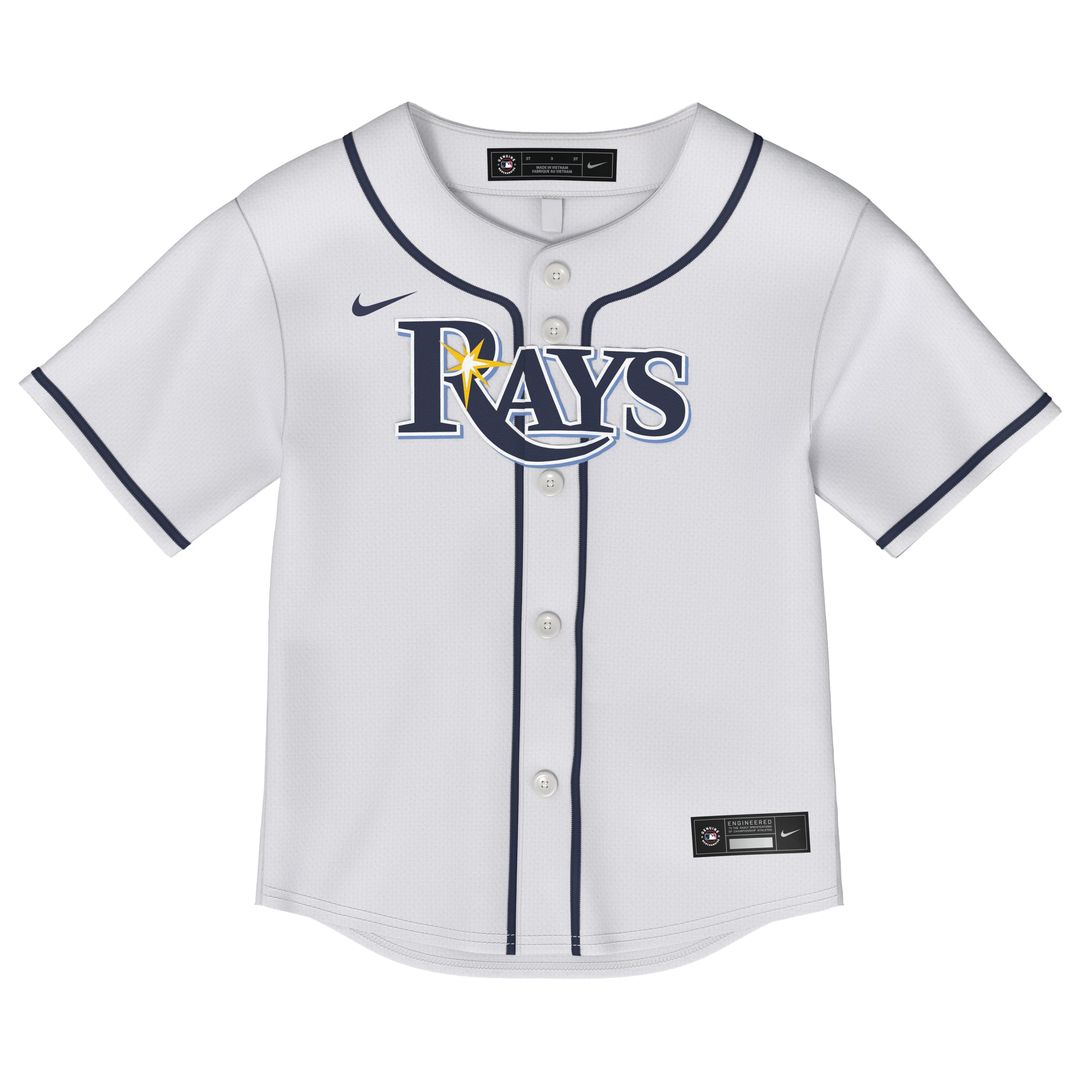Tampa Bay Rays Toddler Home Replica Jersey - White | Nike MLB Fan Gear
