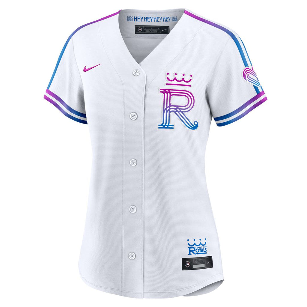 Kansas City Royals Nike Women's 2026 City Connect Stadium Jersey - White | MLB Fan Gear