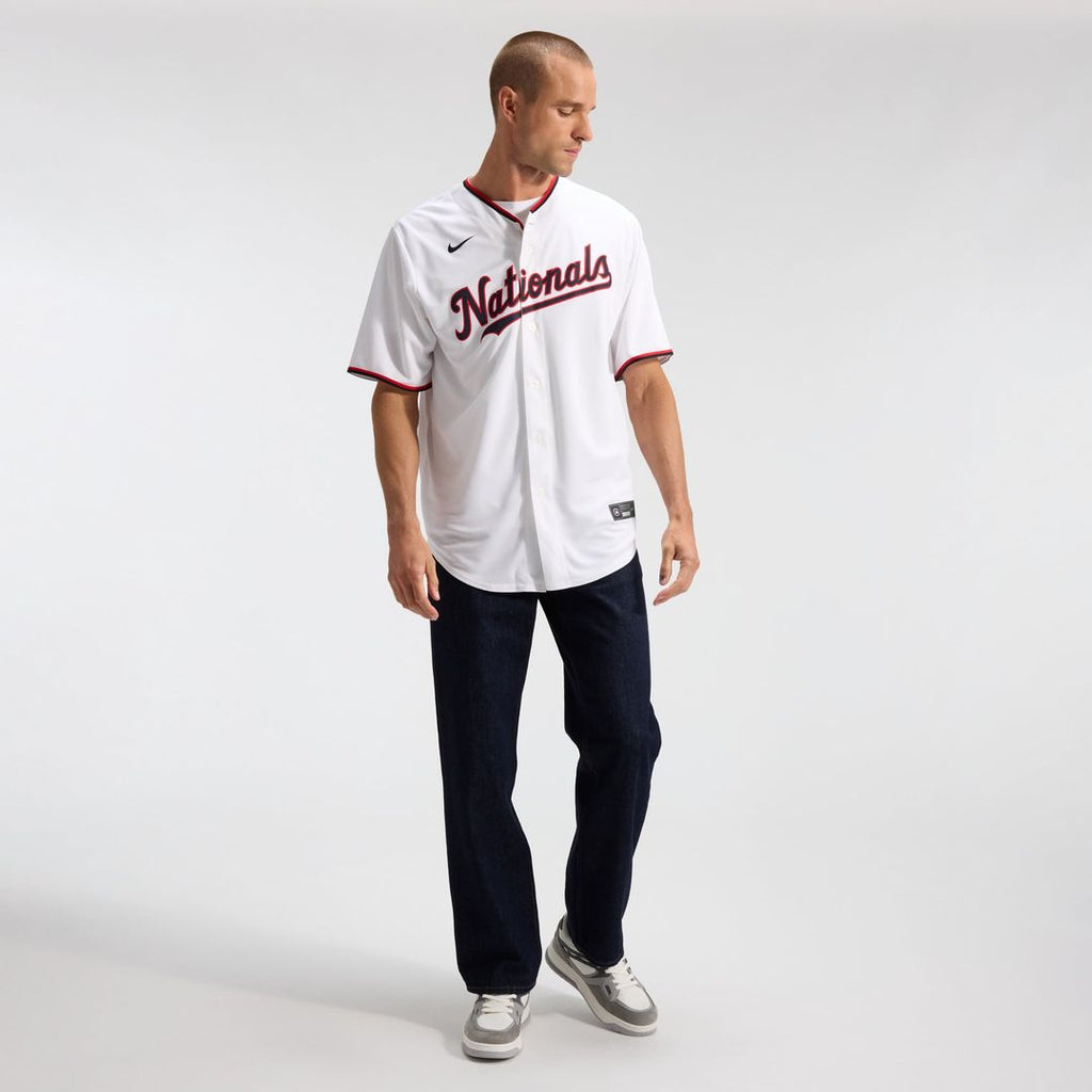 CJ Abrams Washington Nationals Nike Home Replica Jersey - White | MLB Fan Gear