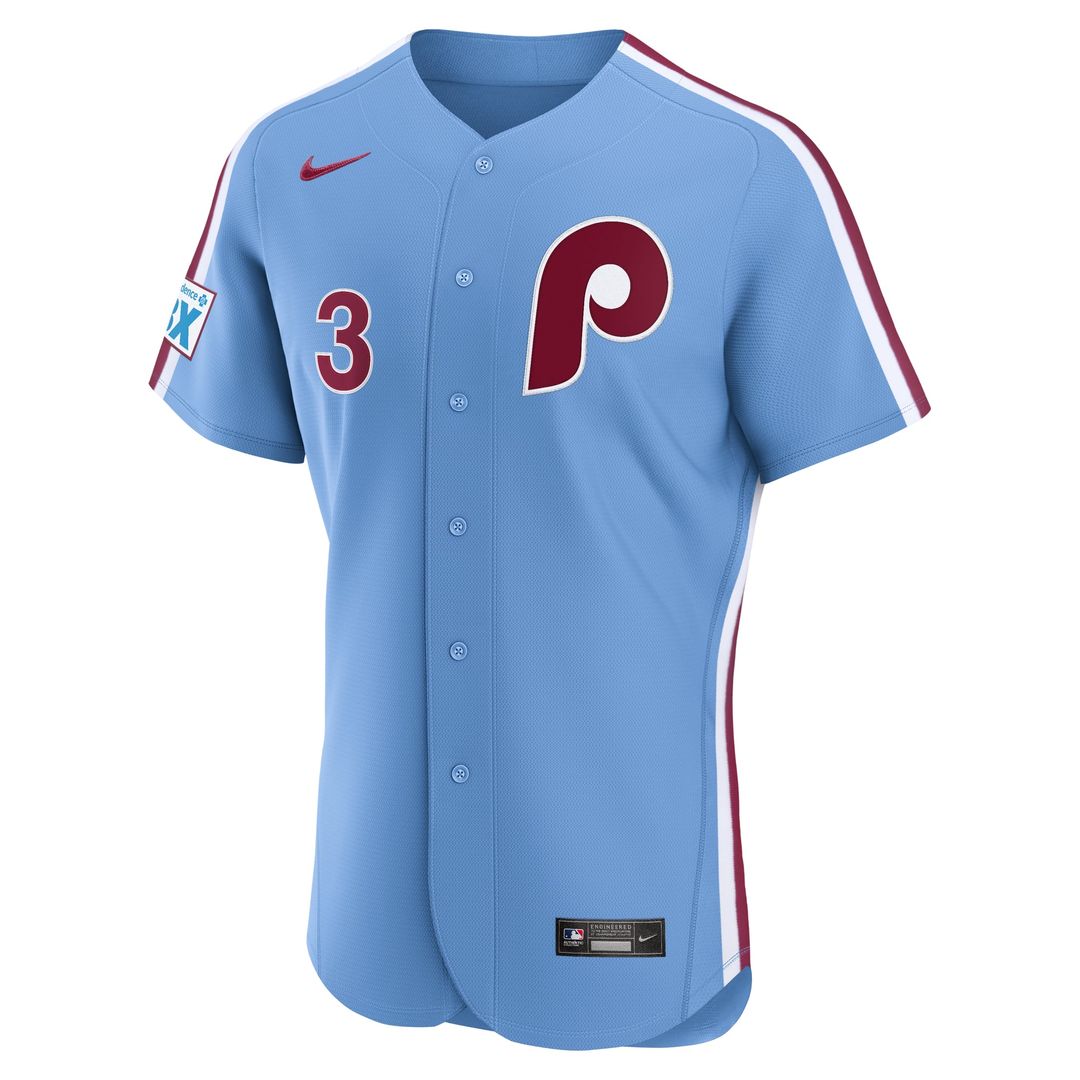 Bryce Harper Philadelphia Phillies Nike Home Authentic Sponsor Patch Jersey - White | MLB Fan Gear