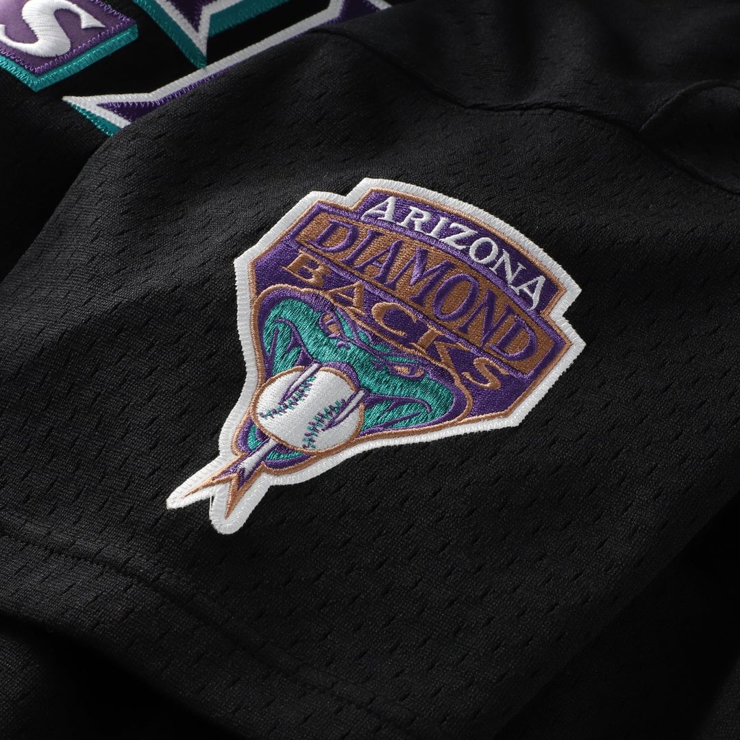 Randy Johnson Arizona Diamondbacks Mitchell & Ness Big & Tall Cooperstown Mesh Batting Practice Jersey - Black | MLB Fan Gear