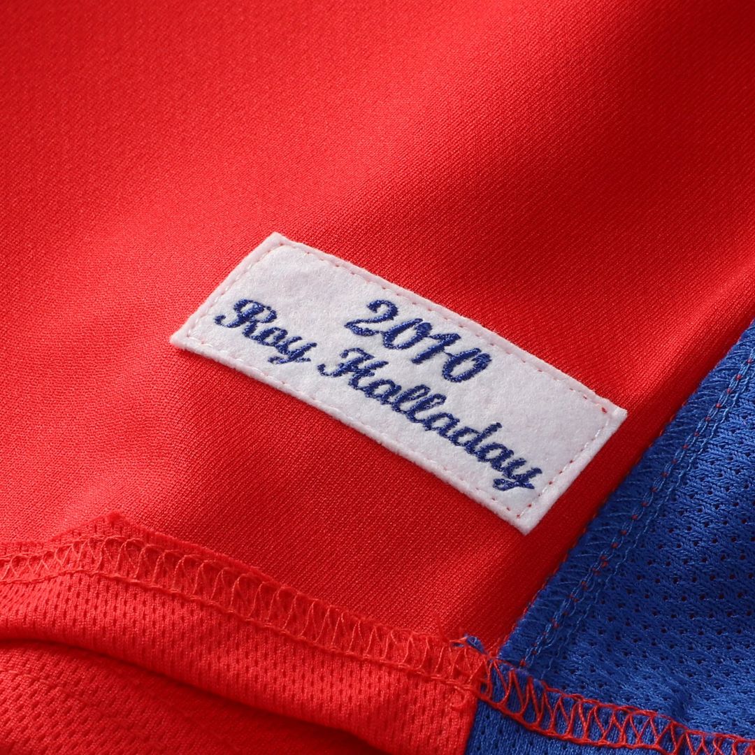 Roy Halladay Philadelphia Phillies Mitchell & Ness Preschool Cooperstown Collection Mesh Batting Practice Jersey - Red | MLB Fan Gear