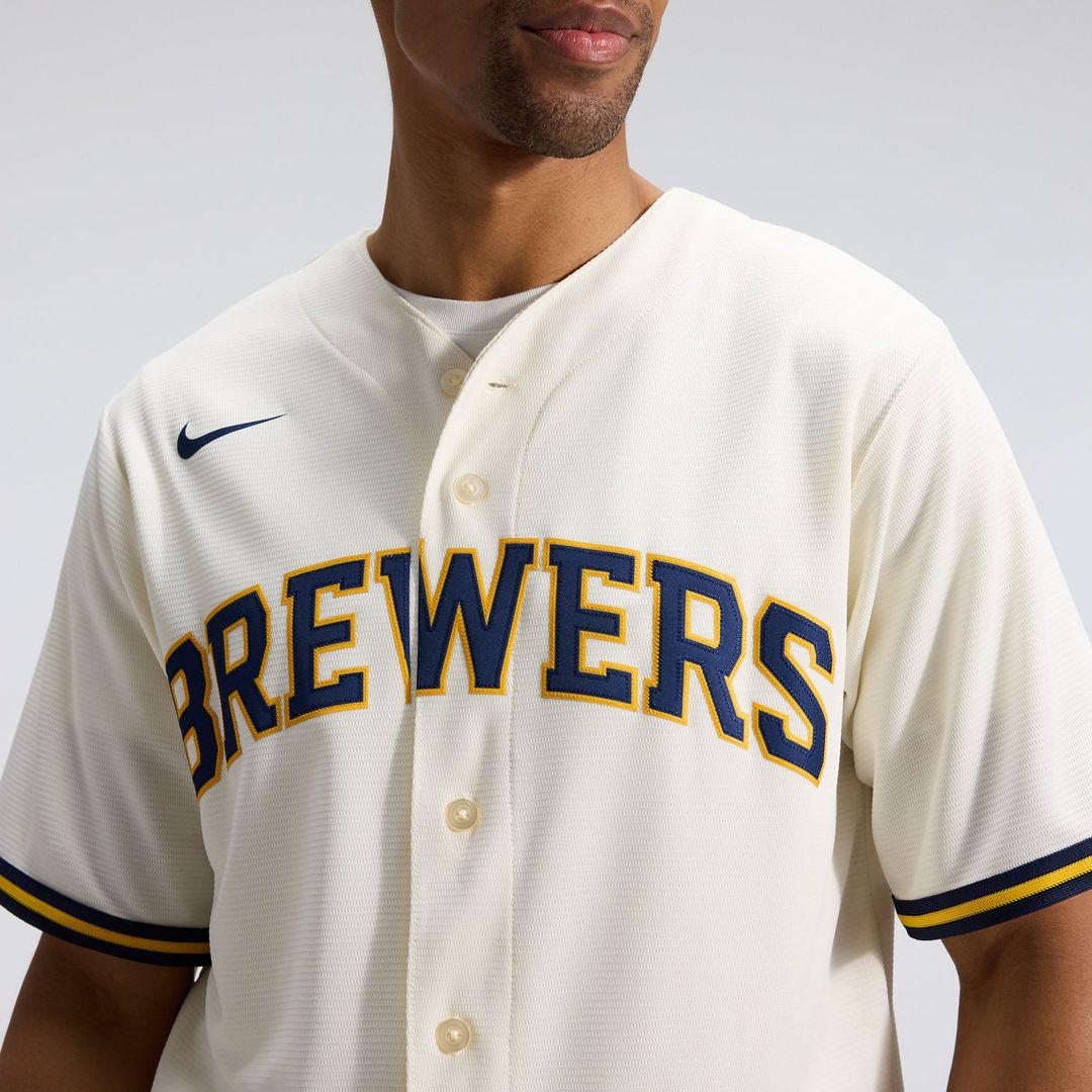 Milwaukee Brewers Nike Alternate Replica Team Jersey - Navy | MLB Fan Gear
