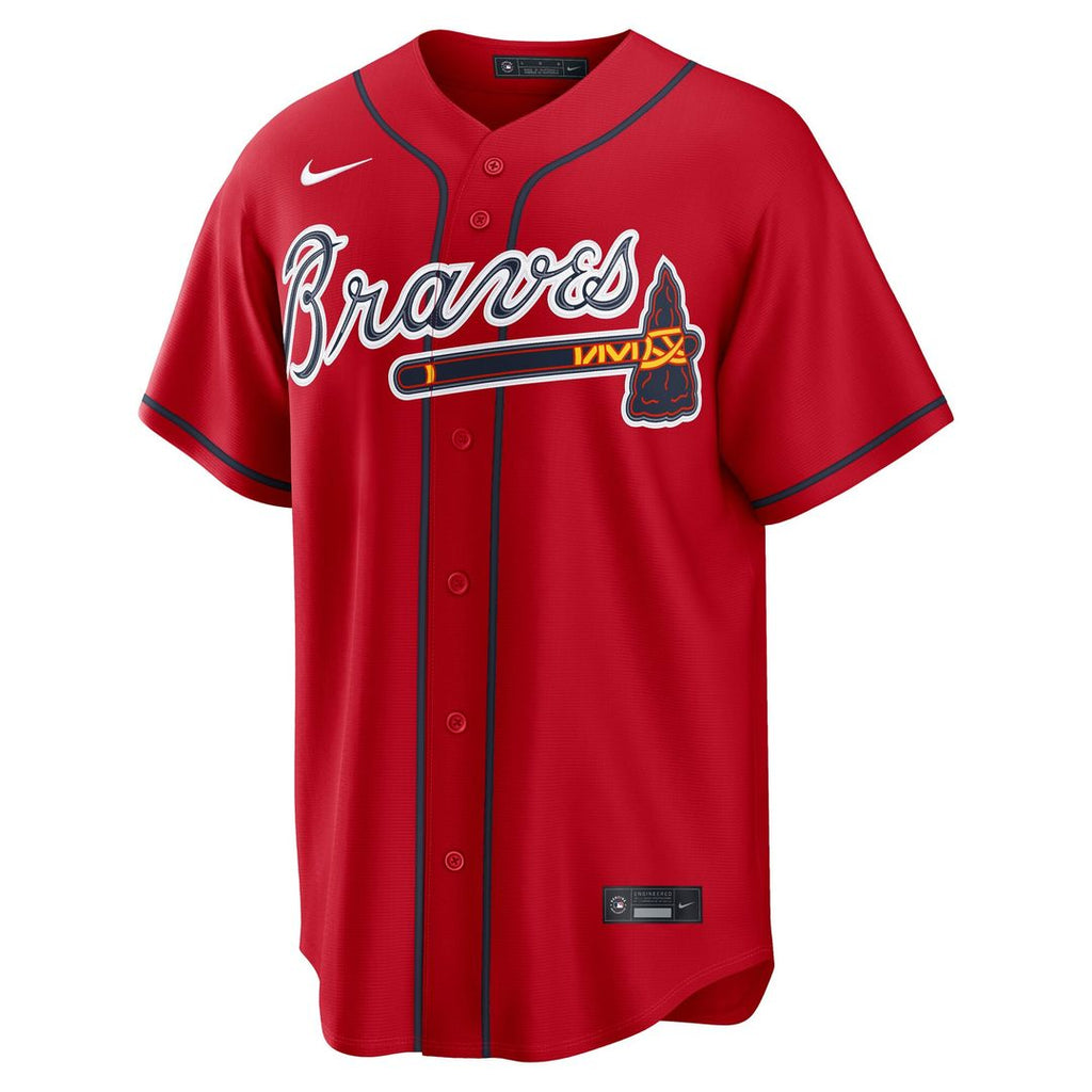 Ronald Acuña Jr. Atlanta Braves Nike Alternate Replica Jersey - Navy | MLB Fan Gear