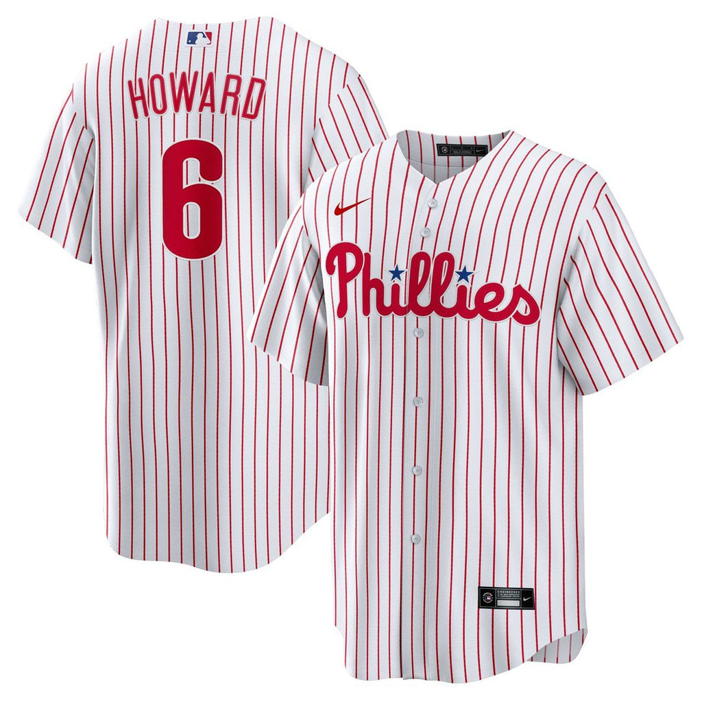 Ryan Howard Philadelphia Phillies Nike Replica Player Jersey - White | MLB Fan Gear
