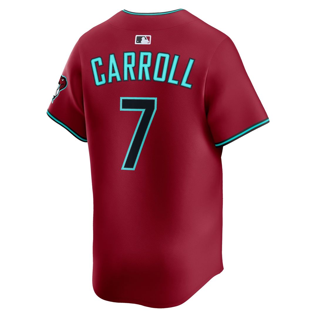 Corbin Carroll Arizona Diamondbacks Nike Alternate Limited Jersey - Red | MLB Fan Gear