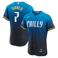 Trea Turner Philadelphia Phillies Nike City Connect Authentic Sponsor Patch Jersey - Navy | MLB Fan Gear