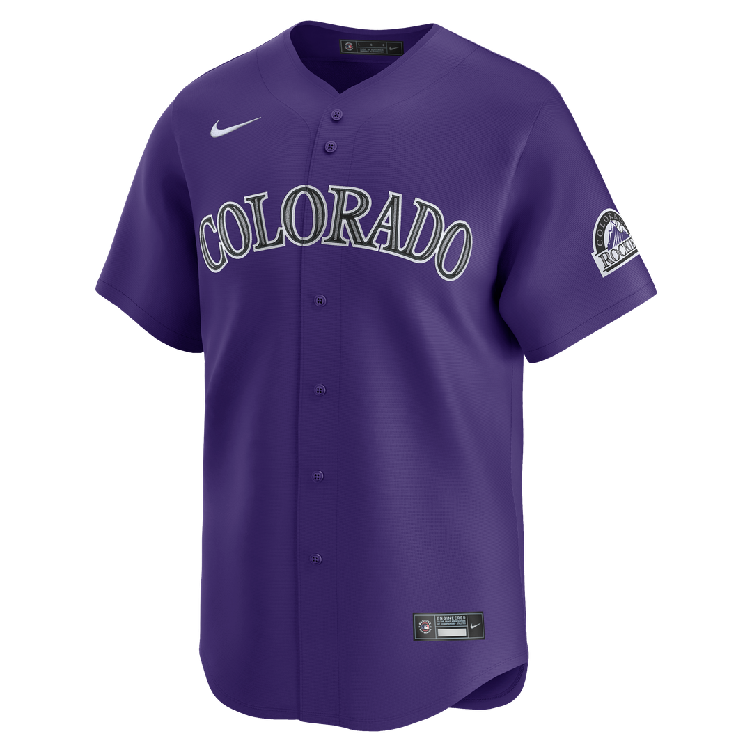 Colorado Rockies Nike Alternate Limited Jersey - Purple | MLB Fan Gear