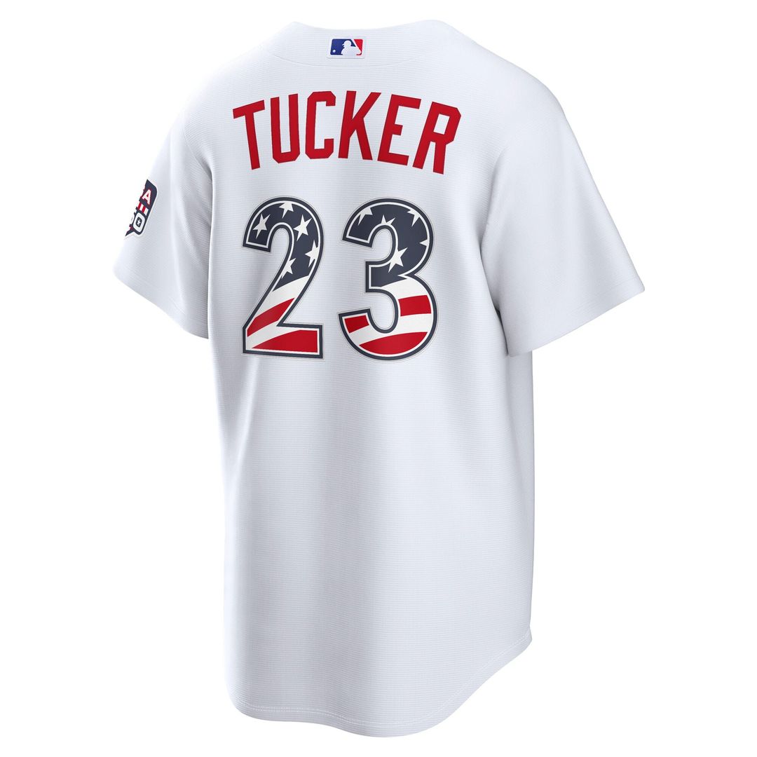 Kyle Tucker Los Angeles Dodgers Nike USA 250 Fourth of July Home Stadium Jersey - White | MLB Fan Gear