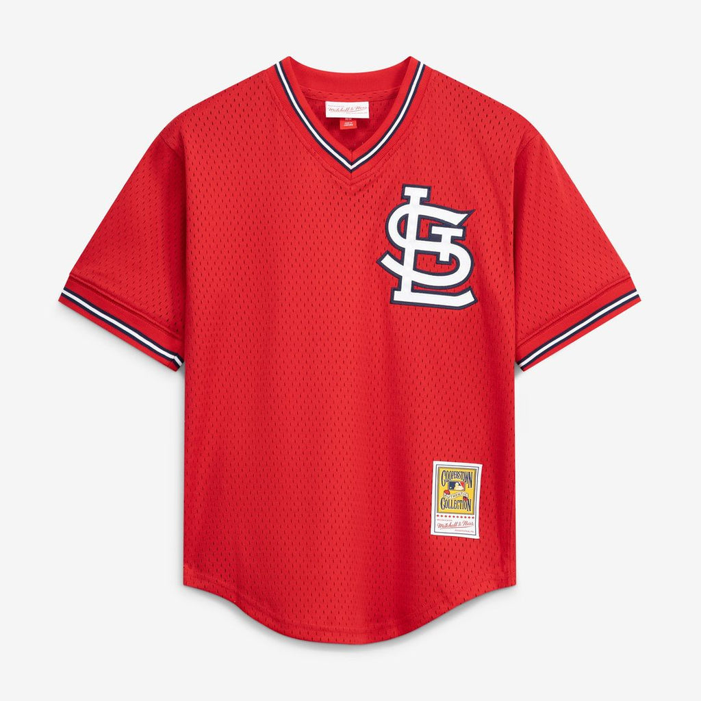 Ozzie Smith St. Louis Cardinals Mitchell & Ness Authentic Batting Practice Jersey - Scarlet | MLB Fan Gear