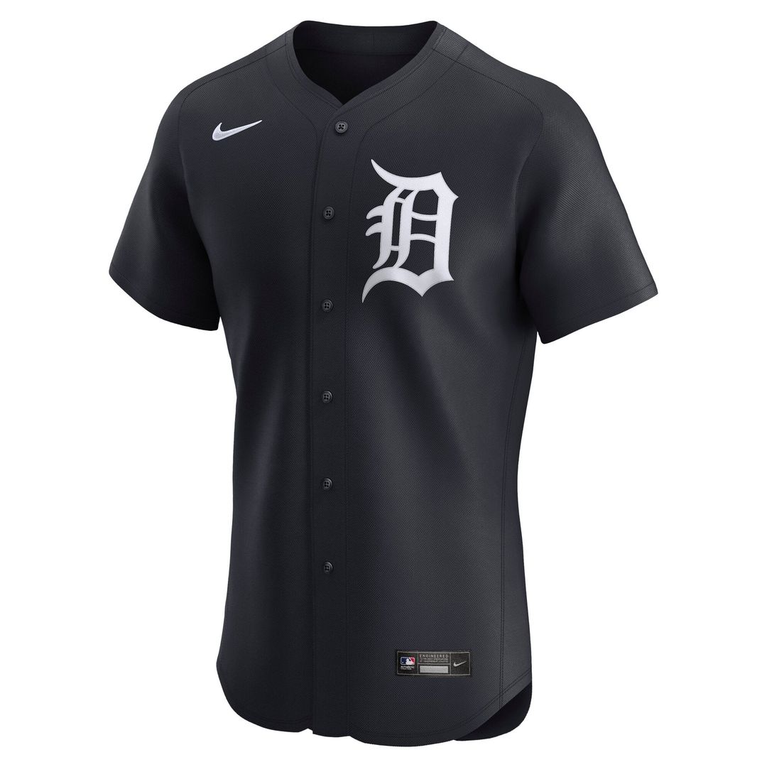 Detroit Tigers Nike Alternate 2 Elite Jersey - Navy | MLB Fan Gear