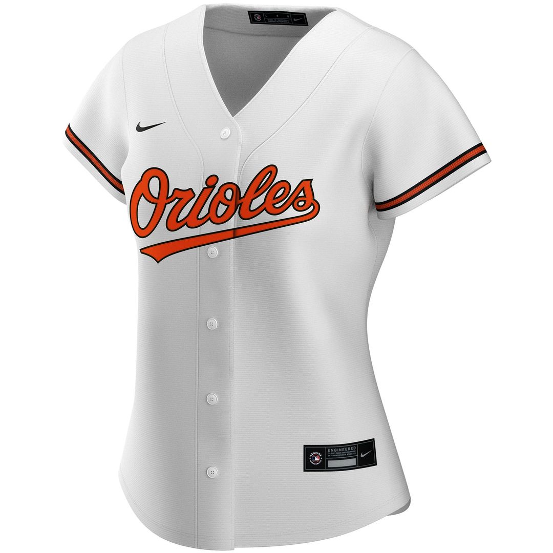 Baltimore Orioles Nike Women's Home Replica Custom Jersey - White | MLB Fan Gear