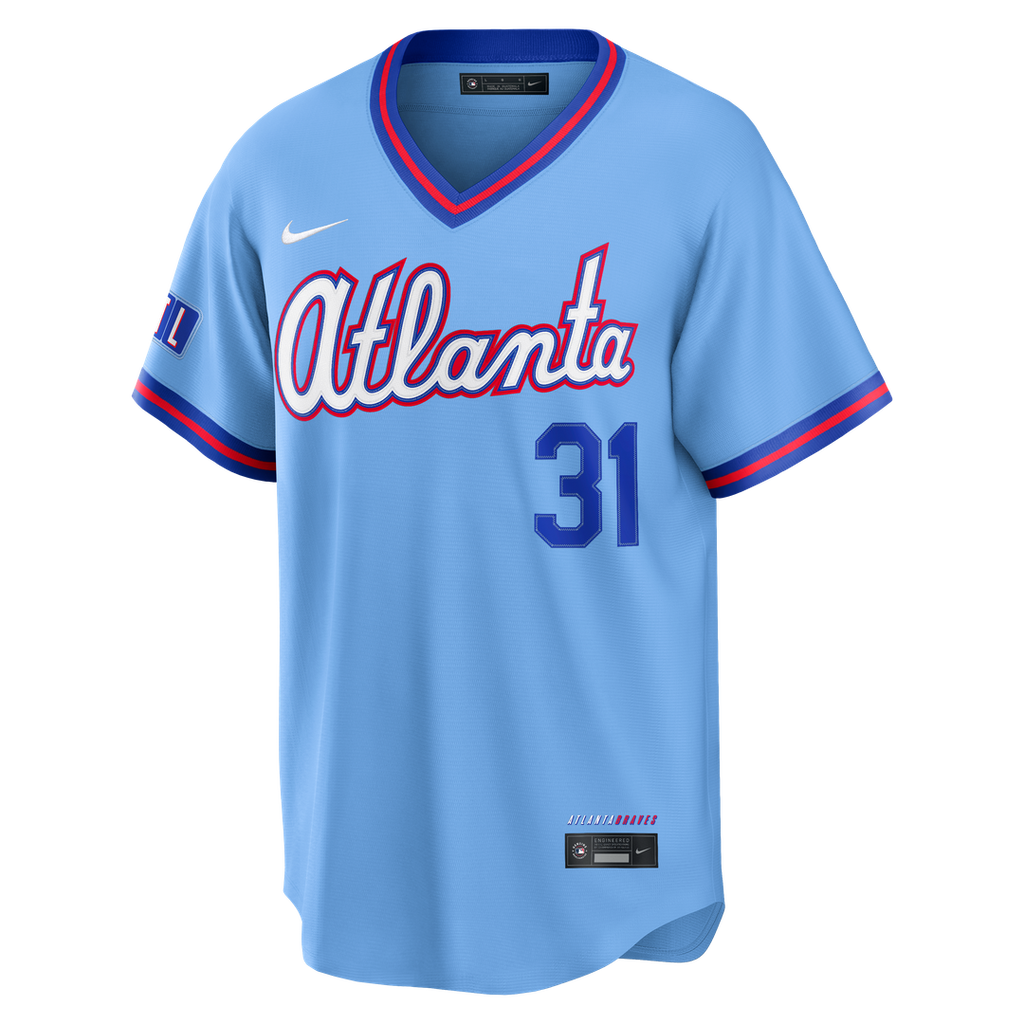 Greg Maddux Atlanta Braves Nike 2026 City Connect Stadium Jersey - Powder Blue | MLB Fan Gear