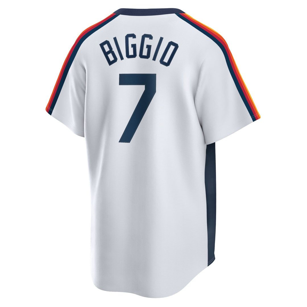 Craig Biggio Houston Astros Nike Home Cooperstown Collection Logo Player Jersey - White | MLB Fan Gear