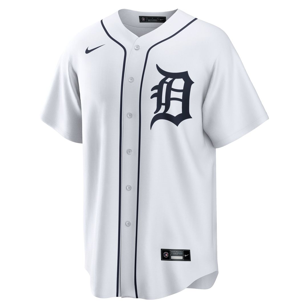 Casey Mize Detroit Tigers Nike Home Replica Jersey - White | MLB Fan Gear