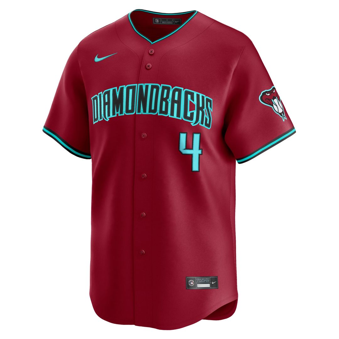 Ketel Marte Arizona Diamondbacks Nike Alternate Limited Jersey - Black | MLB Fan Gear