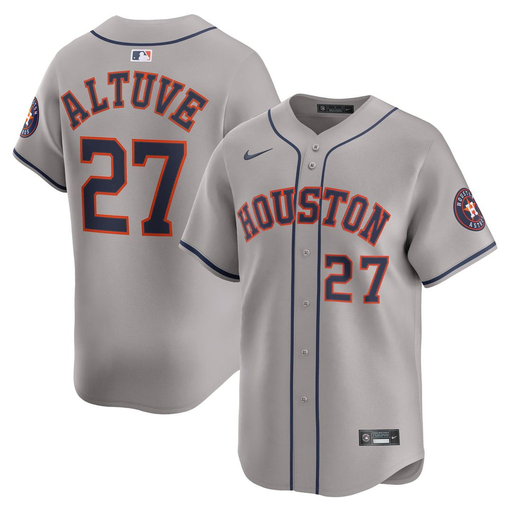 Jose Altuve Houston Astros Nike Road Limited Player Jersey - Gray | MLB Fan Gear