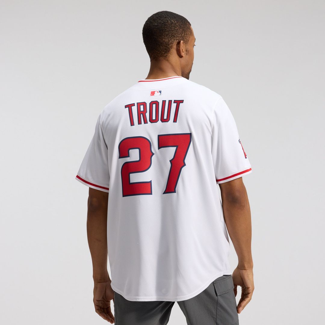 Mike Trout Los Angeles Angels Nike Home Limited Player Jersey - White | MLB Fan Gear