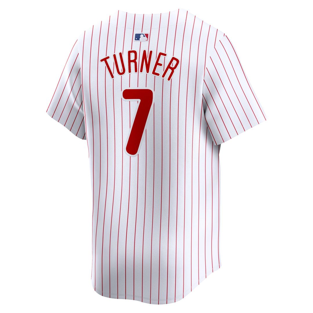 Trea Turner Philadelphia Phillies Nike Home Limited Player Jersey - White | MLB Fan Gear