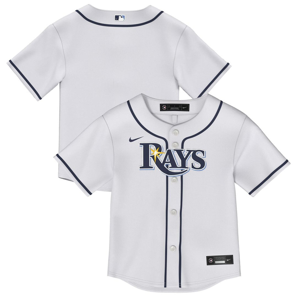 Tampa Bay Rays Toddler Home Replica Jersey - White | Nike MLB Fan Gear