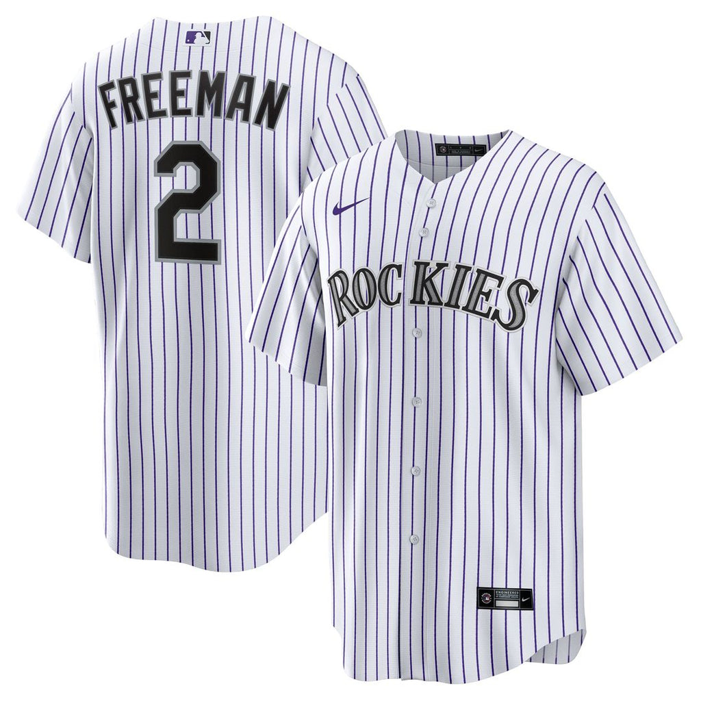 Tyler Freeman Colorado Rockies Nike Home Replica Jersey - White | MLB Fan Gear
