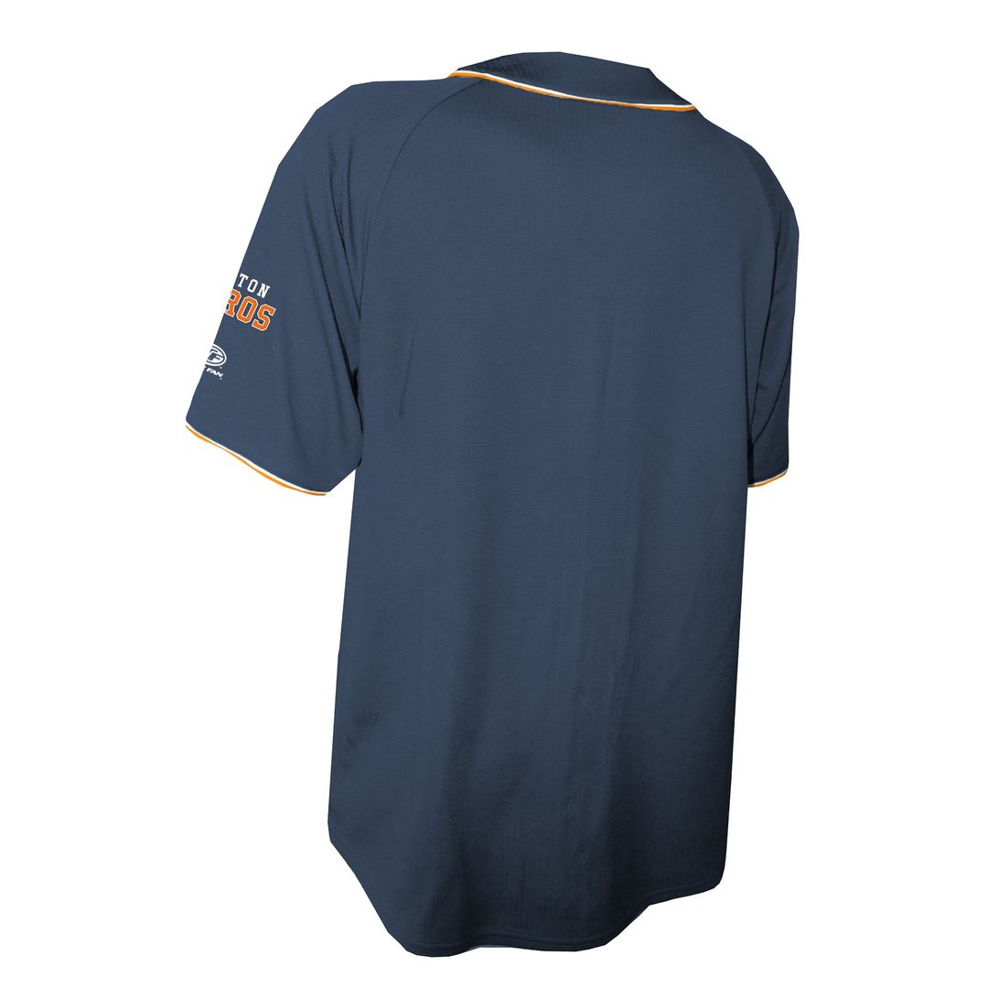 Houston Astros Stitches Team Color Full-Button Fashion Jersey - Navy | MLB Fan Gear