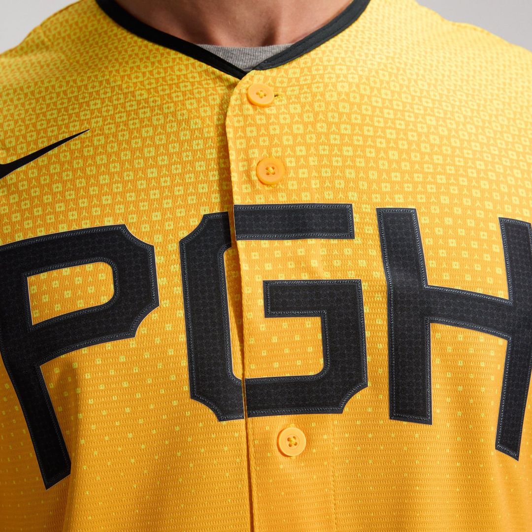 Pittsburgh Pirates Nike City Connect Replica Jersey - Gold | MLB Fan Gear