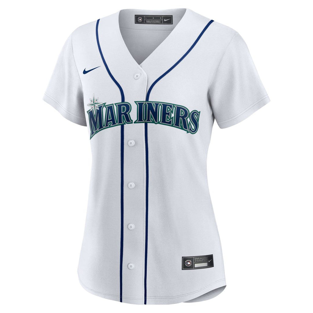 Bryan Woo Seattle Mariners Nike Women's Home Replica Jersey - White | MLB Fan Gear