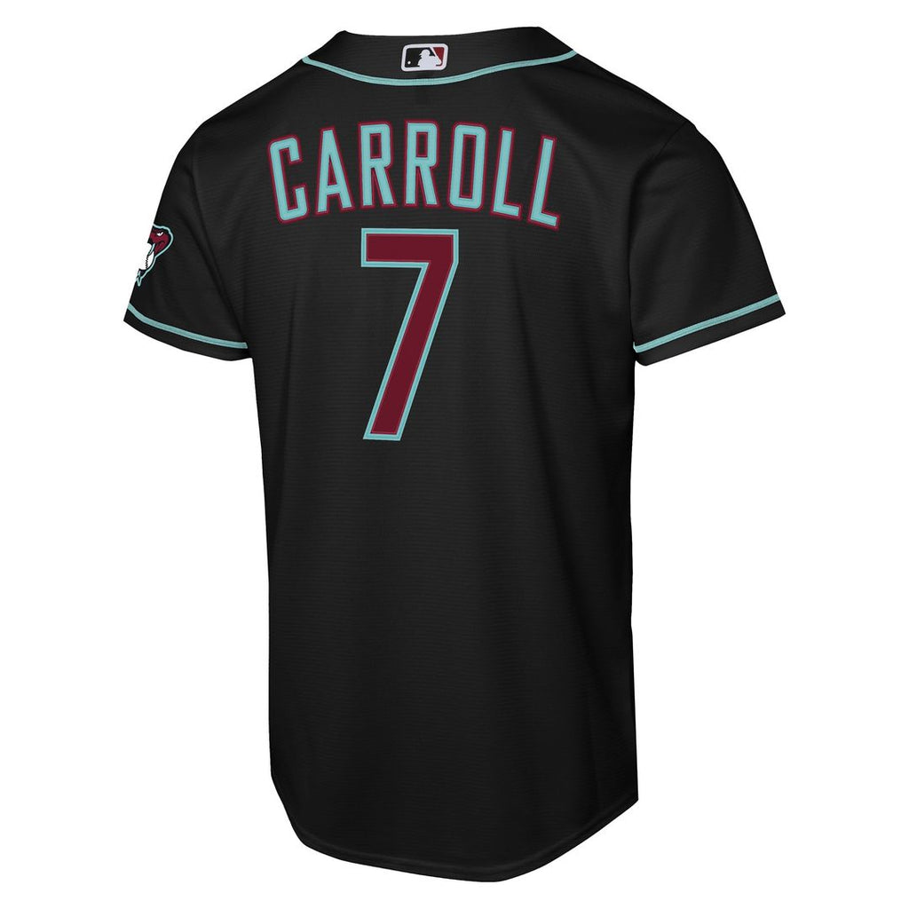 Corbin Carroll Arizona Diamondbacks Nike Youth Alternate Stadium Jersey - Black | MLB Fan Gear