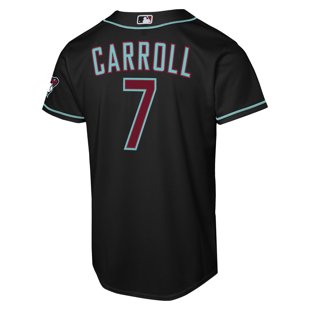 Corbin Carroll Arizona Diamondbacks Nike Youth Alternate Stadium Jersey - Black | MLB Fan Gear