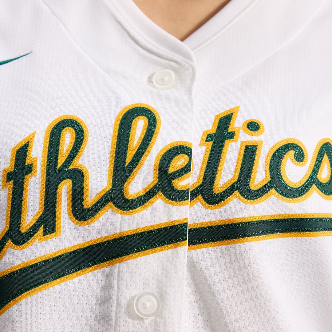 Athletics Nike Women's Home Limited Jersey – White | MLB Fan Gear