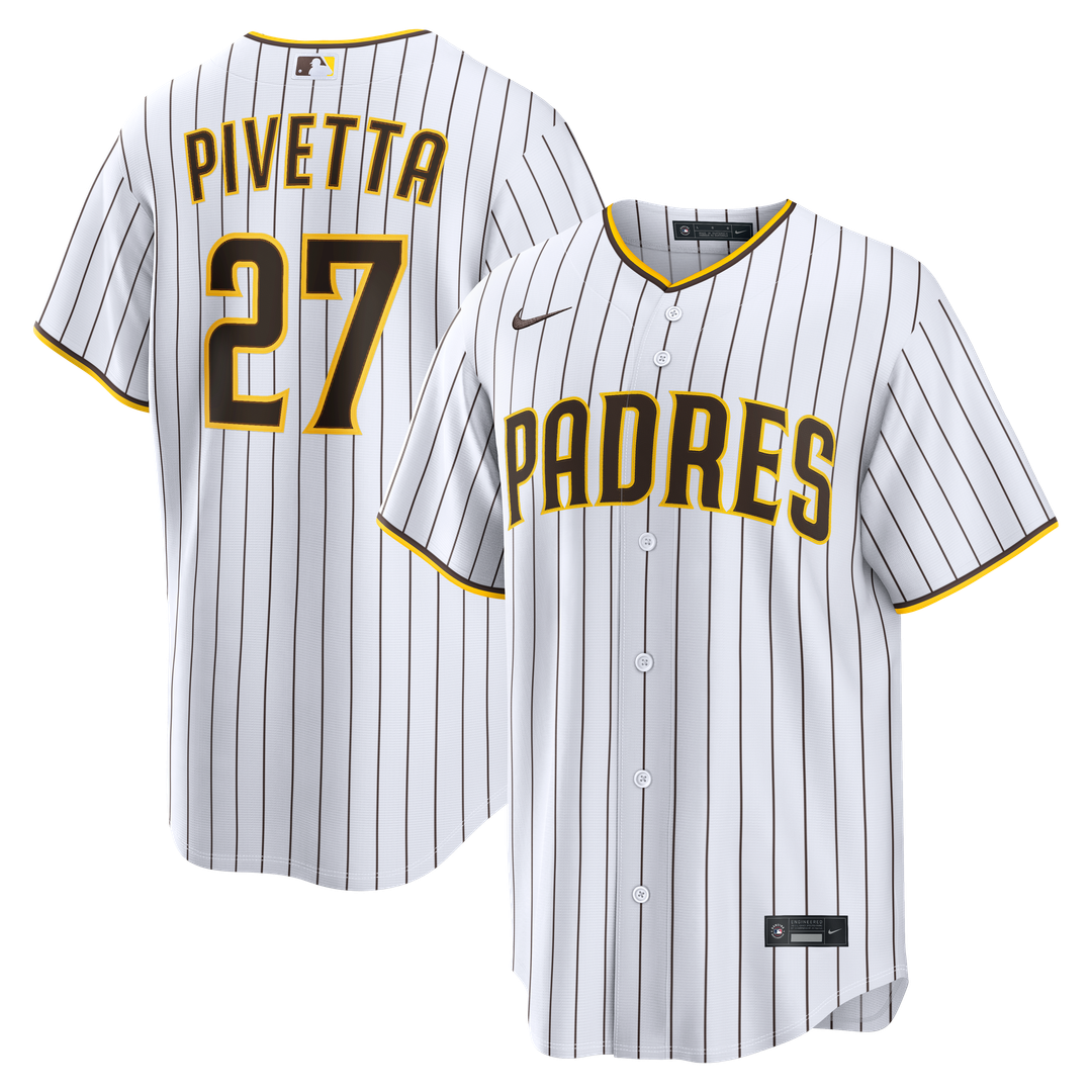 Nick Pivetta San Diego Padres Nike Home Replica Jersey - White | MLB Fan Gear