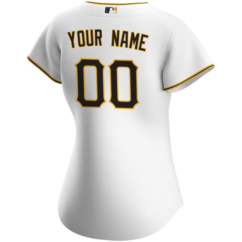 Pittsburgh Pirates Nike Women's Home Replica Custom Jersey - White | MLB Fan Gear