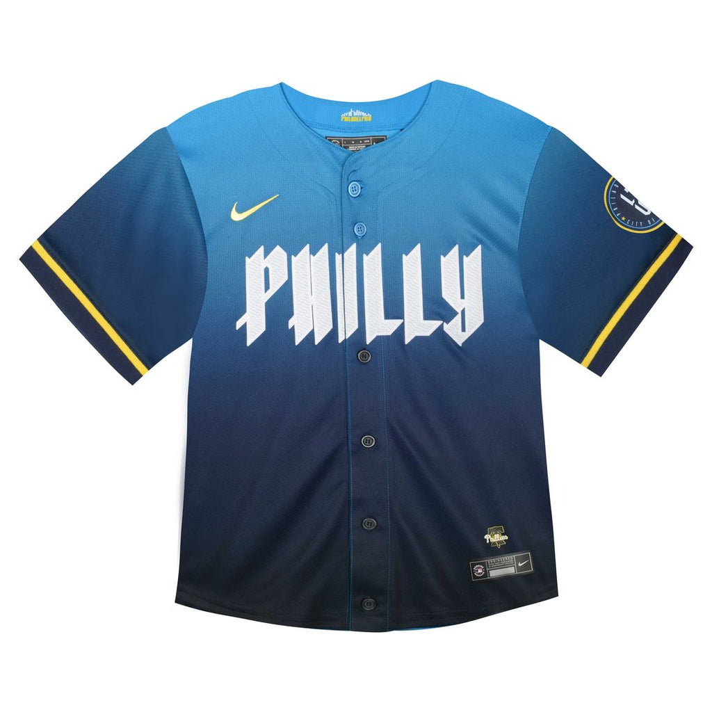 Bryce Harper Philadelphia Phillies Nike Infant 2024 City Connect Limited Player Jersey - Blue | MLB Fan Gear