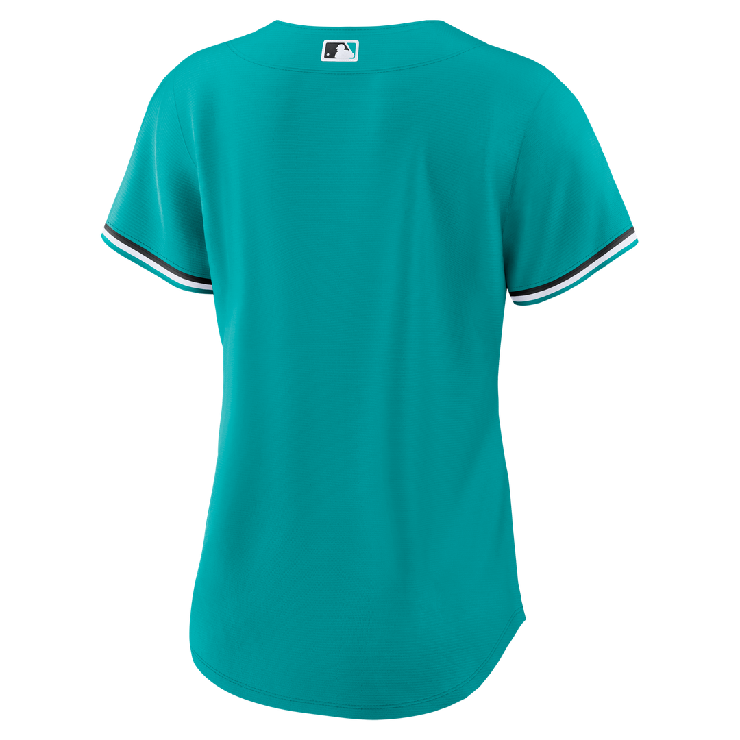 Miami Marlins Nike Women's Alternate Replica Jersey - Teal | MLB Fan Gear