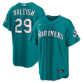 Cal Raleigh Seattle Mariners Nike Alternate 50th Season Patch Stadium Jersey - Teal | MLB Fan Gear