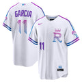 Maikel Garcia Kansas City Royals Nike 2026 City Connect Stadium Jersey - White | MLB Fan Gear