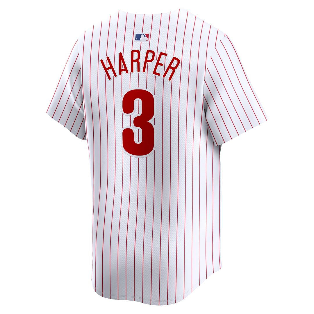Bryce Harper Philadelphia Phillies Nike Home Limited Player Jersey - White | MLB Fan Gear