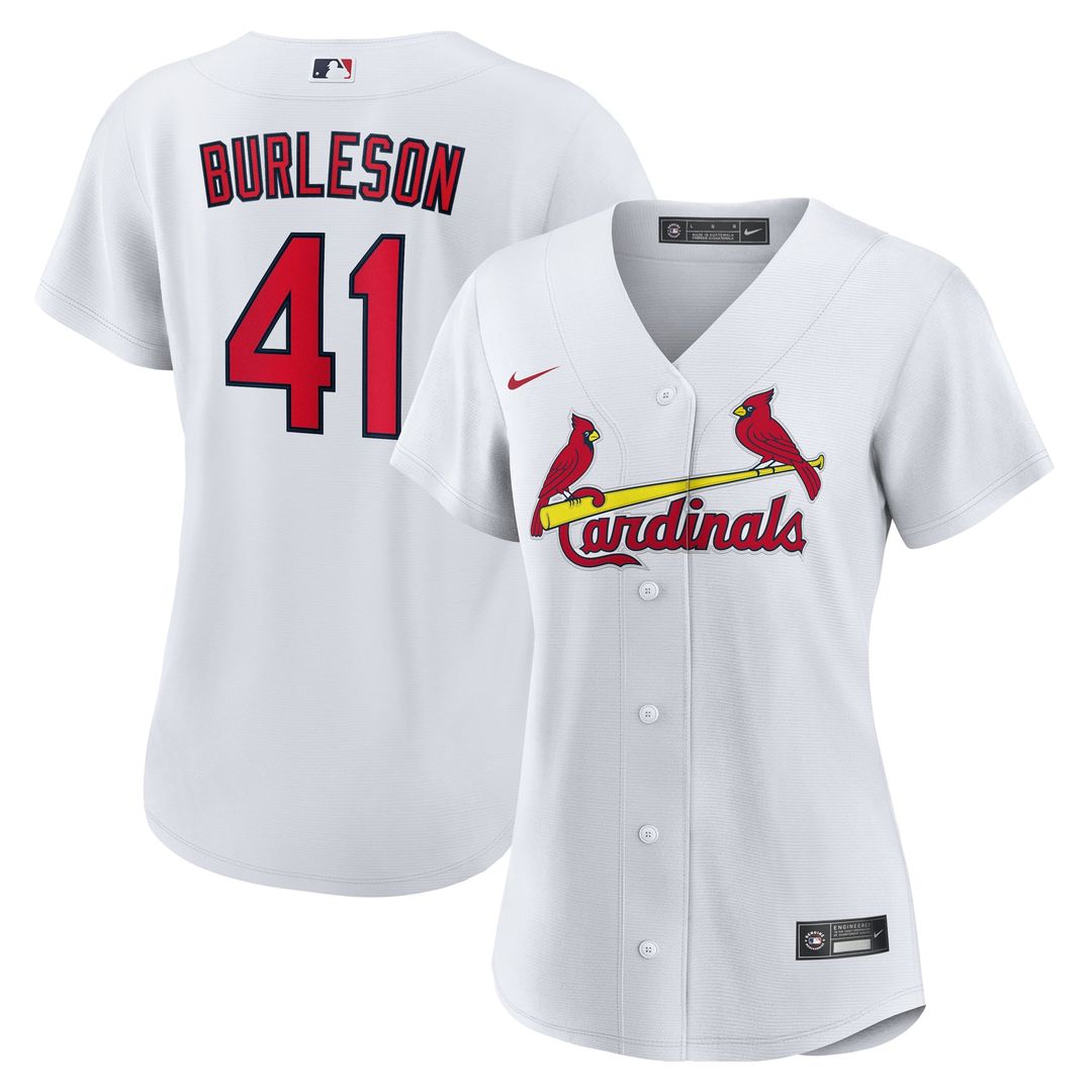 Alec Burleson St. Louis Cardinals Nike Women's Home Replica Jersey - White | MLB Fan Gear