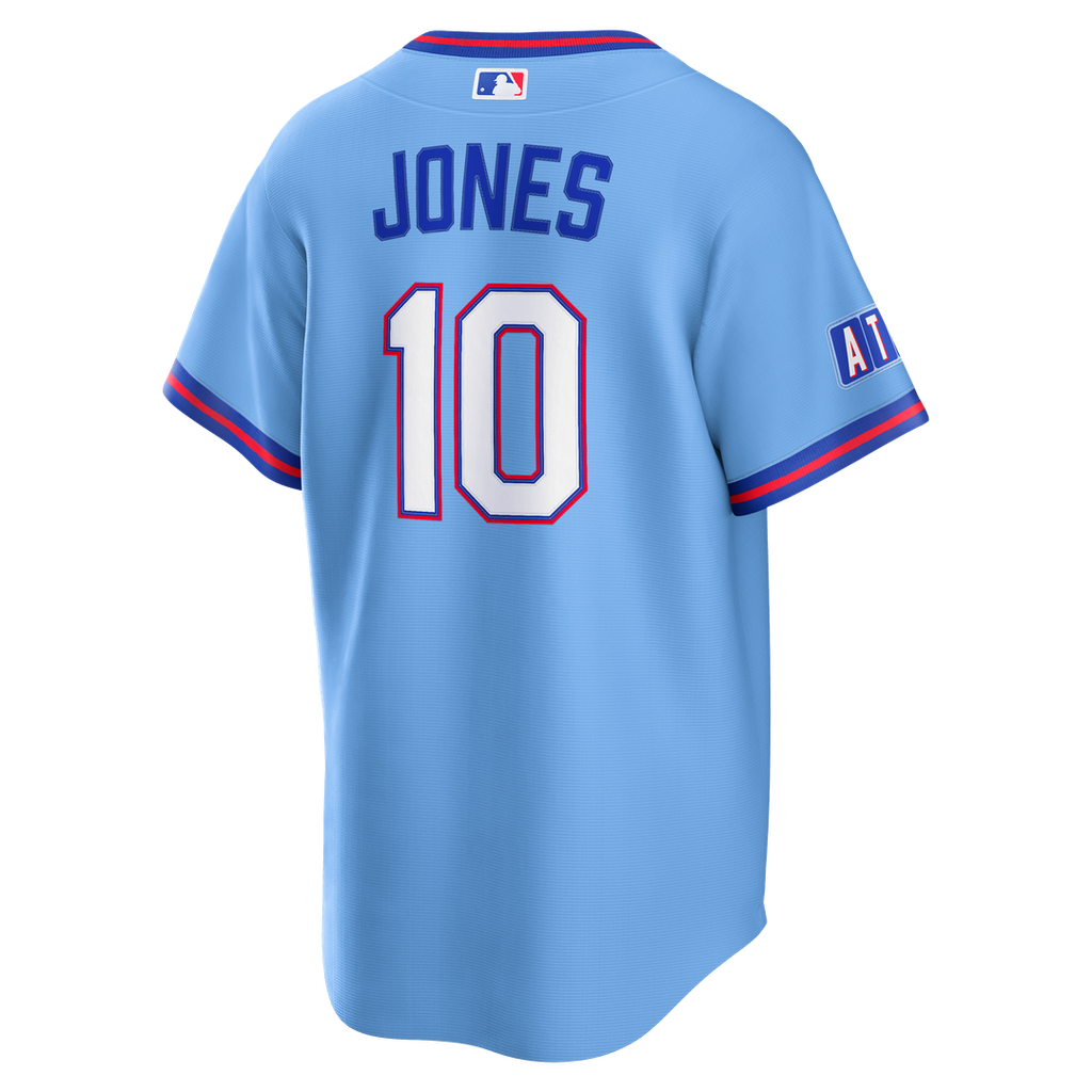 Chipper Jones Atlanta Braves Nike 2026 City Connect Stadium Jersey - Powder Blue | MLB Fan Gear