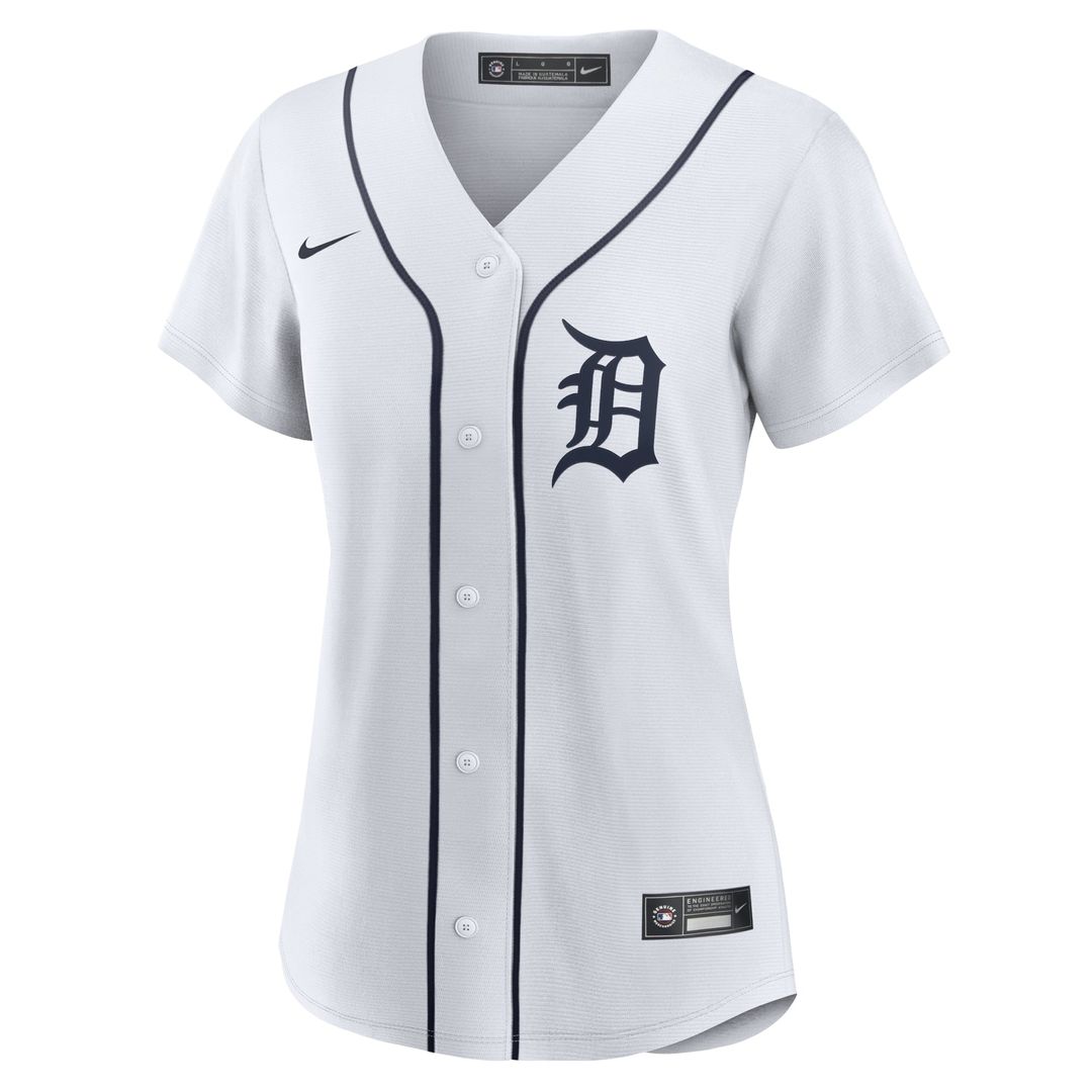 Detroit Tigers Nike Women's Home Replica Team Jersey - White | MLB Fan Gear