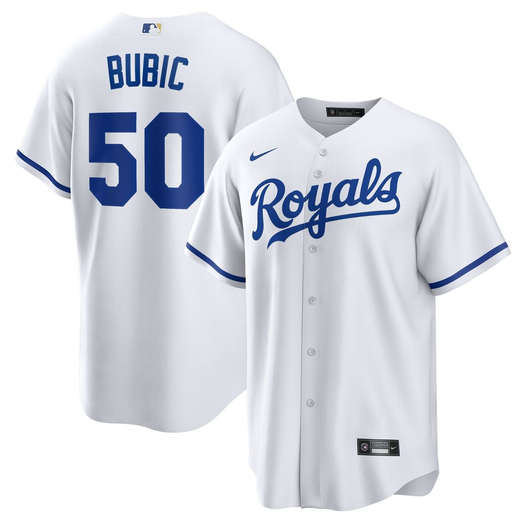 Kris Bubic Kansas City Royals Nike Home Replica Jersey - White | MLB Fan Gear