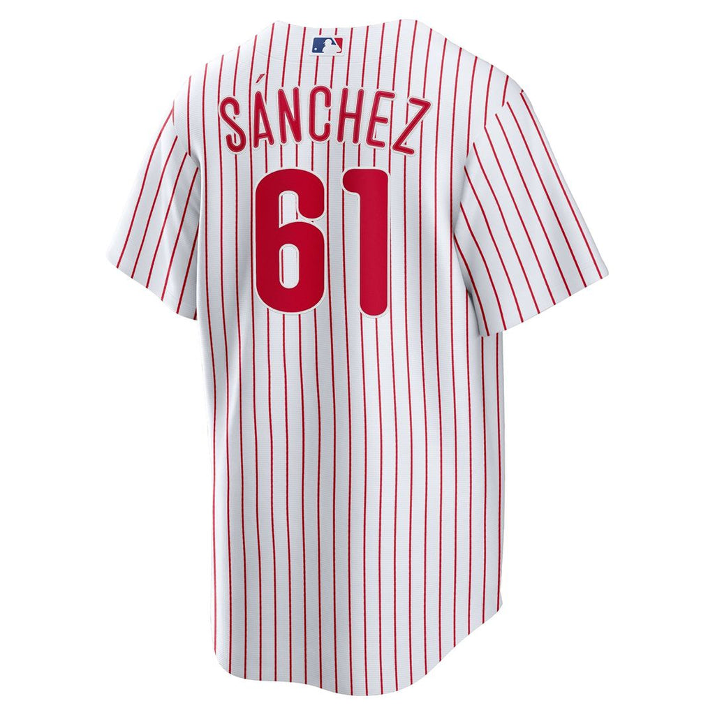 Cristopher Sanchez Philadelphia Phillies Nike Home Replica Jersey - White | MLB Fan Gear