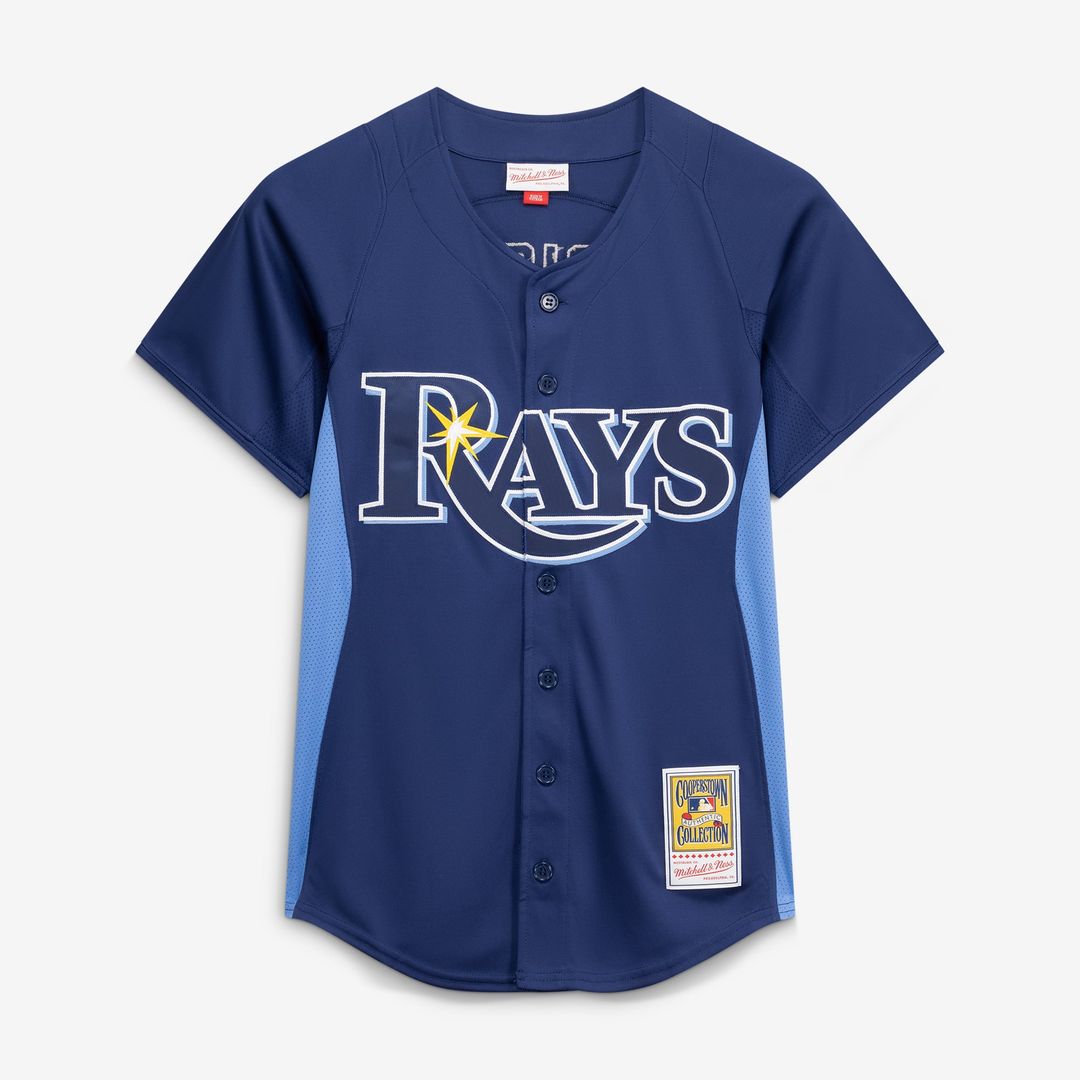 David Price Tampa Bay Rays Mitchell & Ness Authentic Batting Practice Jersey - Blue | MLB Fan Gear